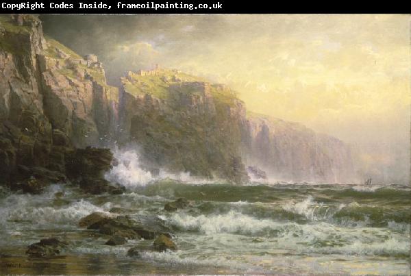 William Trost Richards The League Long Breakers Thundering on the Reef
